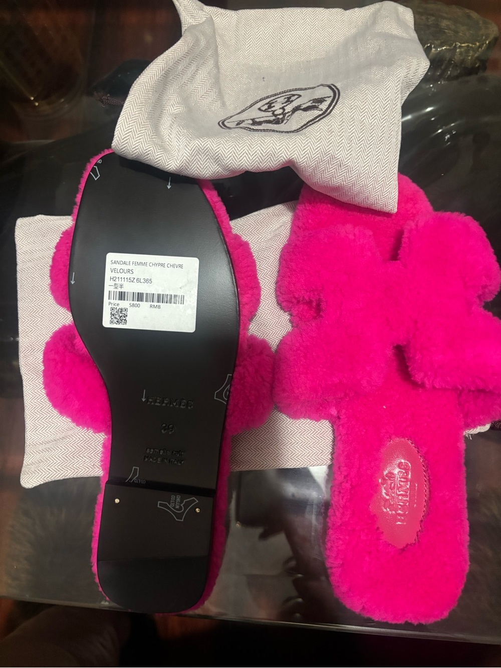 Brand new Hermes slides